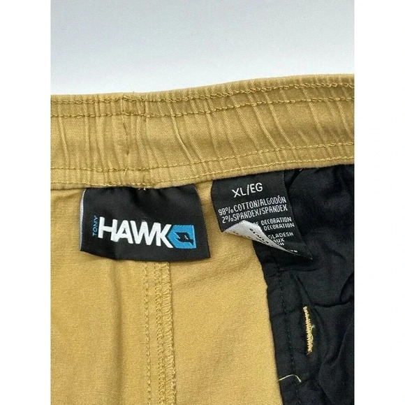 Tony Hawk Big Boys Solid Flex Hybrid Pocket Shorts Size XL (14/16) Twill Short - Picture 7 of 8